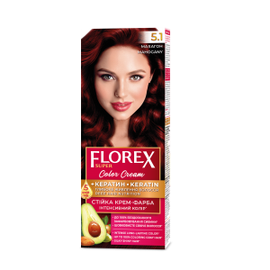 Plaukų dažai FLOREX 5.1( machagonas )